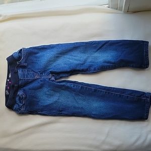GAP Toddler Girl Fleece Lined Jeans 4yrs